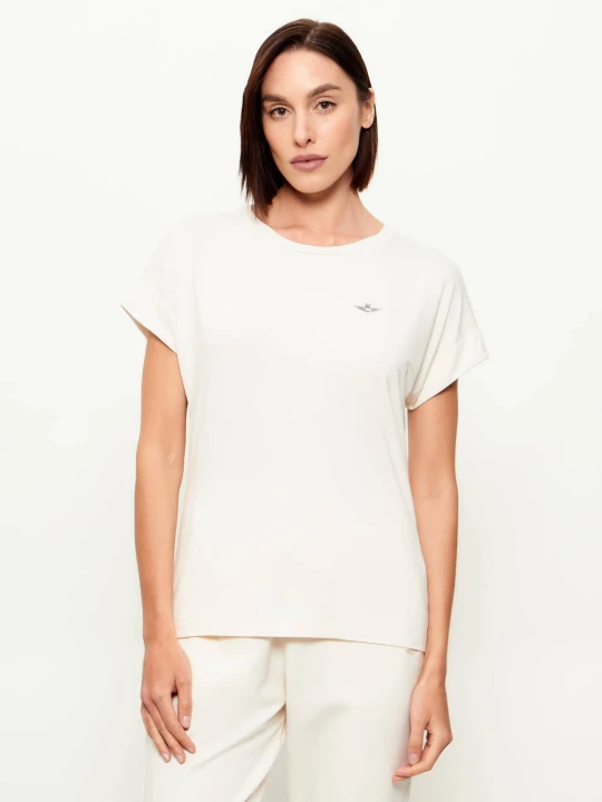 Zdjęcie produktu Aeronautica Militare T-shirt | Regular Fit kremowy