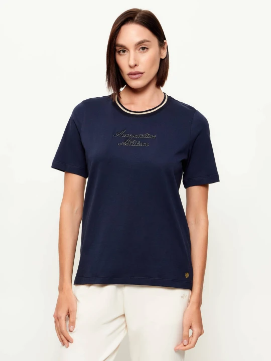 Zdjęcie produktu Aeronautica Militare T-shirt | Regular Fit granatowy
