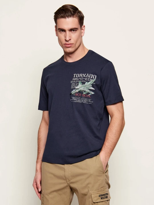 Zdjęcie produktu Aeronautica Militare T-shirt | Regular Fit granatowy