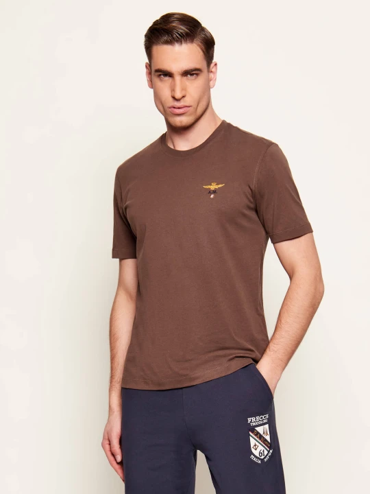 Zdjęcie produktu Aeronautica Militare T-shirt | Regular Fit brązowy