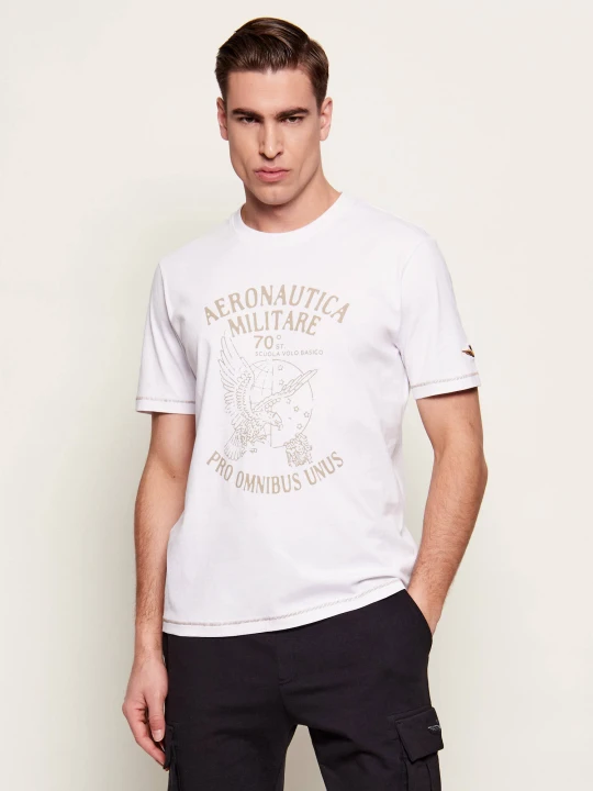 Zdjęcie produktu Aeronautica Militare T-shirt | Regular Fit biały
