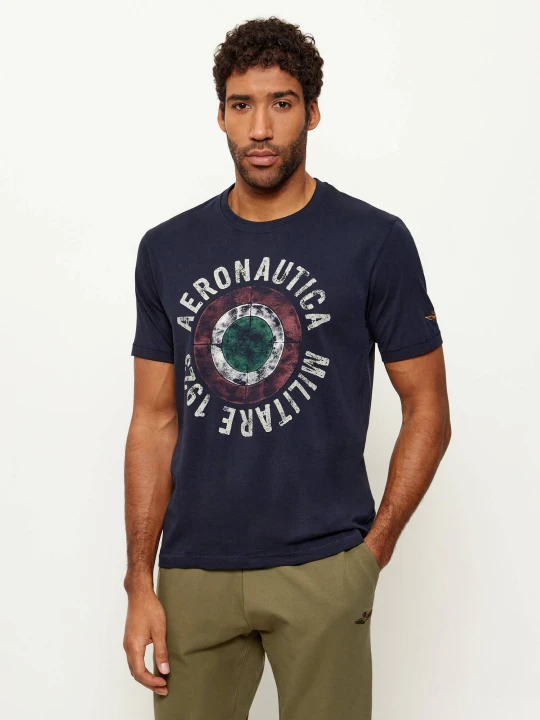 Zdjęcie produktu Aeronautica Militare T-shirt | Regular Fit granatowy