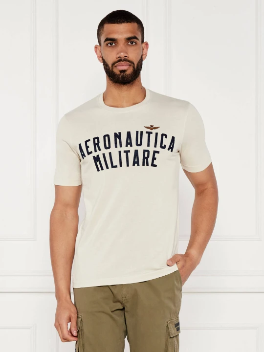 Zdjęcie produktu Aeronautica Militare T-shirt | Regular Fit beżowy