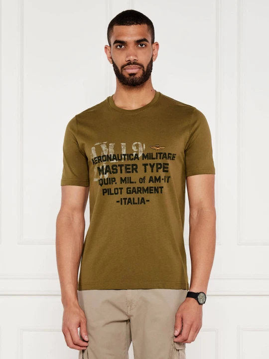 Zdjęcie produktu Aeronautica Militare T-shirt | Regular Fit oliwkowy