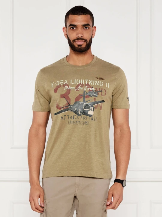Zdjęcie produktu Aeronautica Militare T-shirt | Regular Fit zielony