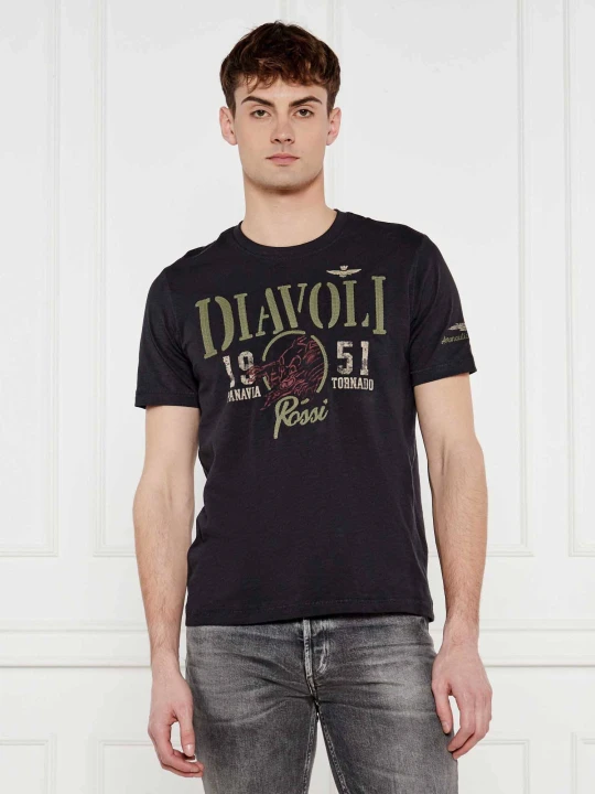 Zdjęcie produktu Aeronautica Militare T-shirt | Regular Fit granatowy