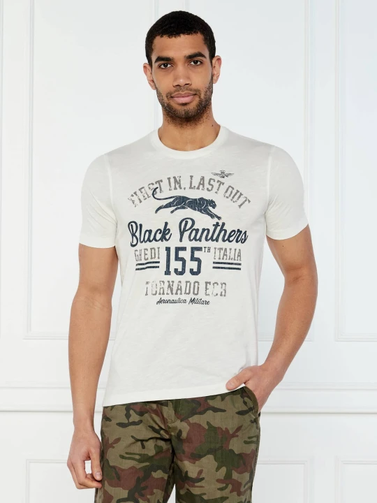 Zdjęcie produktu Aeronautica Militare T-shirt | Regular Fit biały
