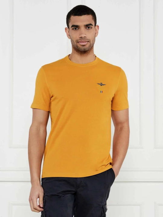 Zdjęcie produktu Aeronautica Militare T-shirt | Regular Fit musztardowy
