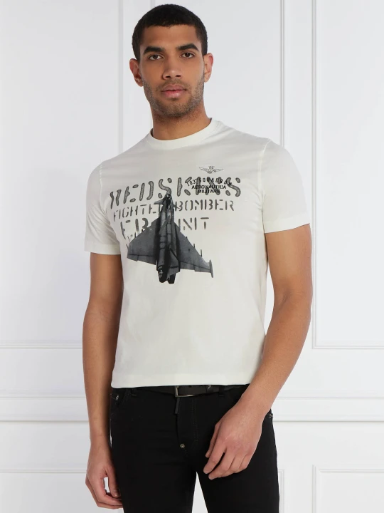 Zdjęcie produktu Aeronautica Militare T-shirt | Regular Fit biały