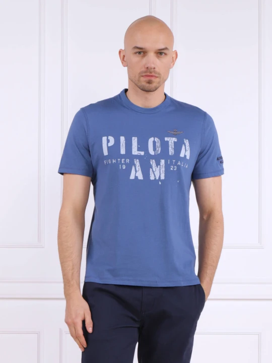 Zdjęcie produktu Aeronautica Militare T-shirt | Regular Fit niebieski