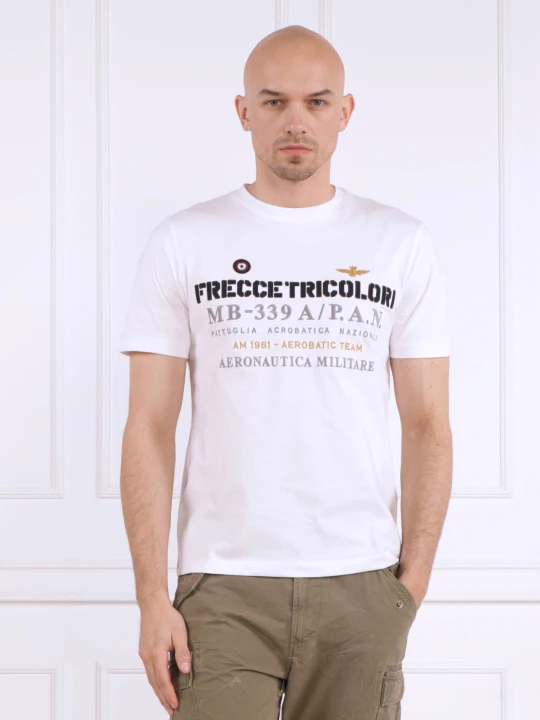 Zdjęcie produktu Aeronautica Militare T-shirt | Regular Fit biały
