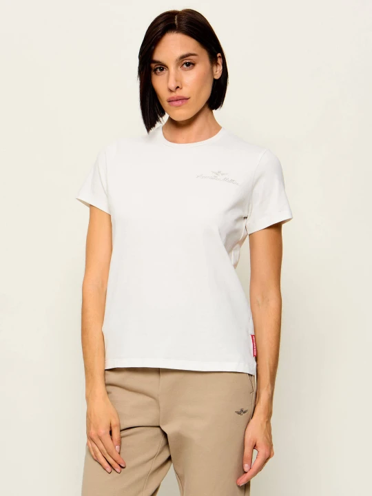 Zdjęcie produktu Aeronautica Militare T-shirt | Regular Fit biały