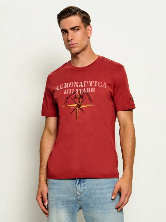 Zdjęcie produktu Aeronautica Militare T-shirt | Regular Fit czerwony