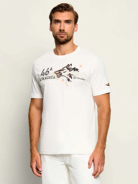 Zdjęcie produktu Aeronautica Militare T-shirt | Regular Fit biały