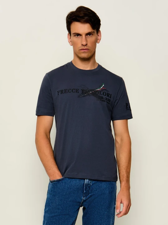 Zdjęcie produktu Aeronautica Militare T-shirt | Regular Fit granatowy