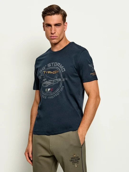 Zdjęcie produktu Aeronautica Militare T-shirt | Regular Fit granatowy