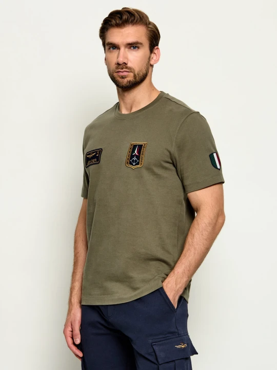 Zdjęcie produktu Aeronautica Militare T-shirt | Regular Fit oliwkowy