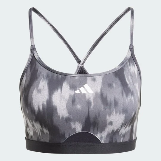 Zdjęcie produktu Aeroreact Training Essentials Light-Support Allover Print Bra Adidas
