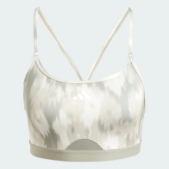 Zdjęcie produktu Aeroreact Training Essentials Light-Support Allover Print Bra Adidas