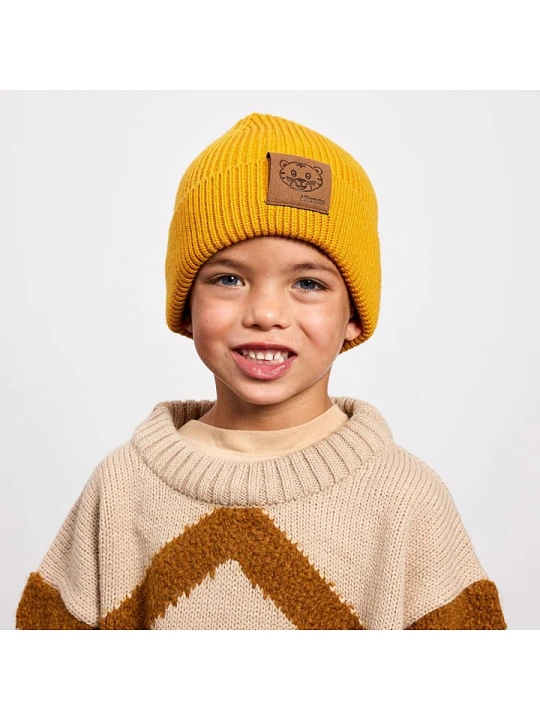 Zdjęcie produktu Affenzahn Czapka "Tiger" w kolorze żółtym rozmiar: 41 cm - 52 cm