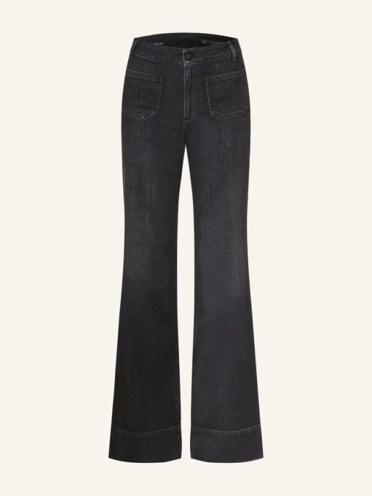 Zdjęcie produktu Ag Jeans Dżinsy Z Rozszerzanymi Nogawkami Vicky schwarz CAMB CAMBRAY