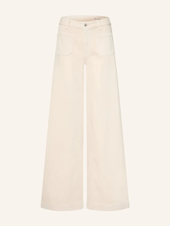 Zdjęcie produktu Ag Jeans Jeansy Wide Leg Minajy beige ATWH ANTIQUE WHITE