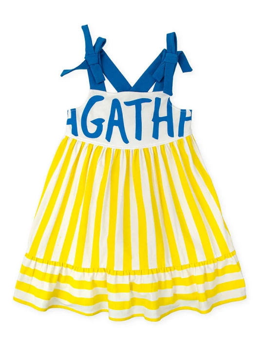 Zdjęcie produktu Agatha Ruiz de la Prada Sukienka w kolorze biało-żółtym rozmiar: 110