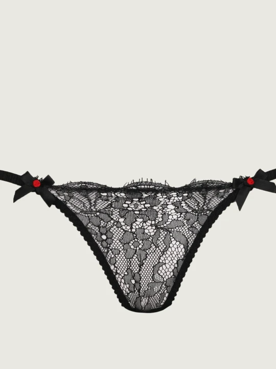 Zdjęcie produktu Agent Provocateur Koronkowe figi brazylijskie LORNA czarny