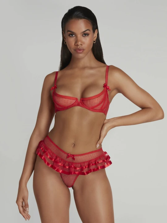Zdjęcie produktu Agent Provocateur Koronkowy biustonosz ELLORA czarny