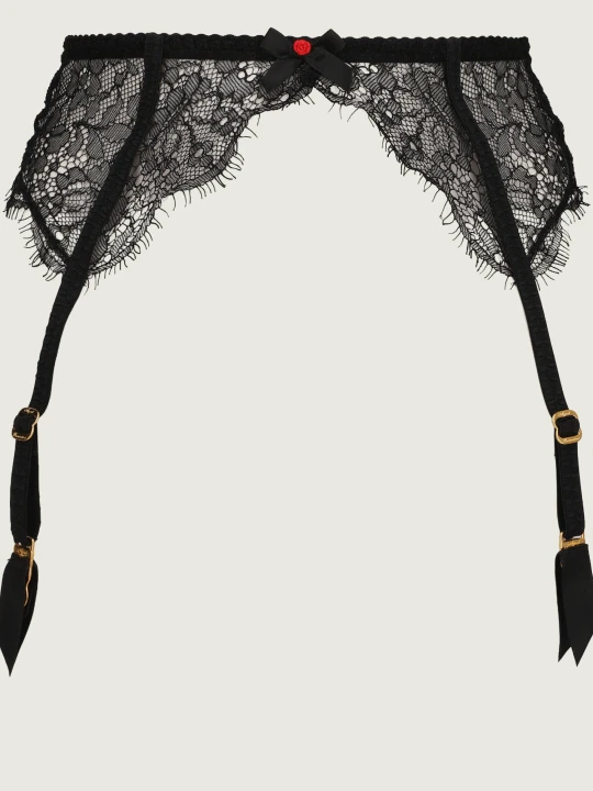 Zdjęcie produktu Agent Provocateur Koronkowy pas do pończoch LORNA czarny