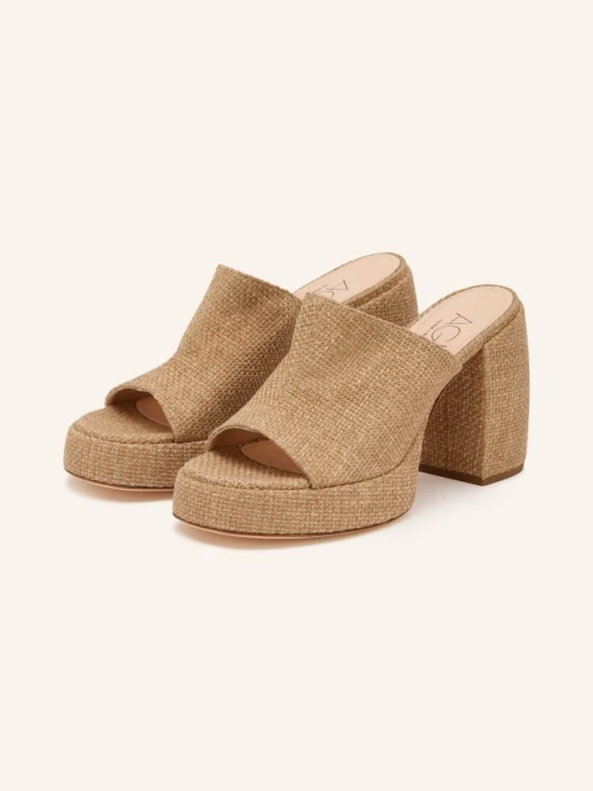 Zdjęcie produktu Agl Klapsy Na Platformie Clio beige JASNOBRĄZOWY