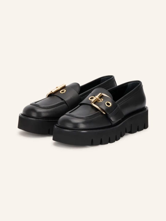 Zdjęcie produktu Agl Loafersy Na Podwyższonej Podeszwie Luggie schwarz