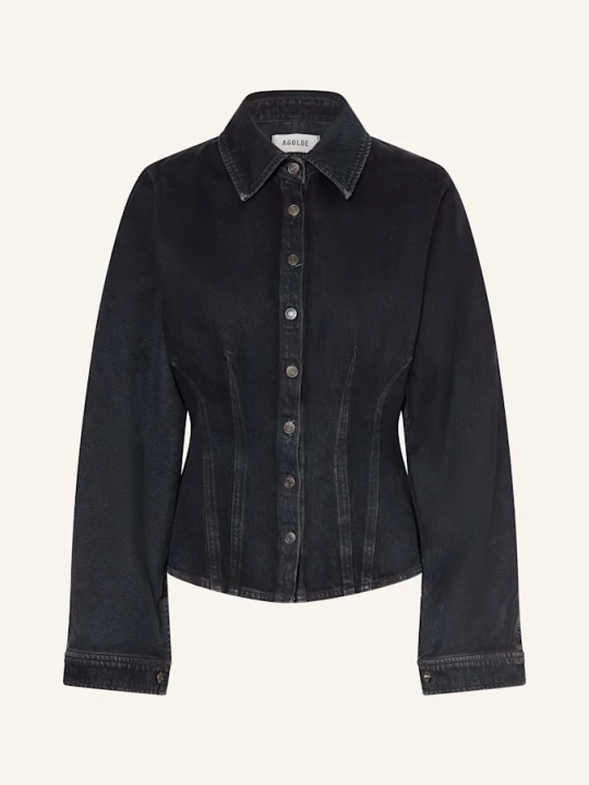 Zdjęcie produktu Agolde Bluzka Jeansowa Devon blau GRANATOWY