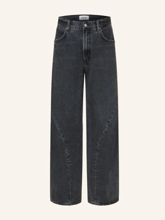 Zdjęcie produktu Agolde Dżinsy Twist Wide Fit schwarz CZIEMNOSZARY
