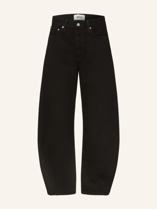 Zdjęcie produktu Agolde Dżinsy Z Podwiniętymi Nogawkami Luna Pieced Jean schwarz cover blk denim rinse