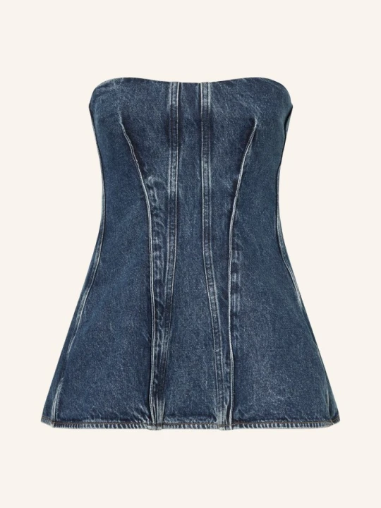 Zdjęcie produktu Agolde Jeansowa Bluzka Lara blau NIEBIESKI
