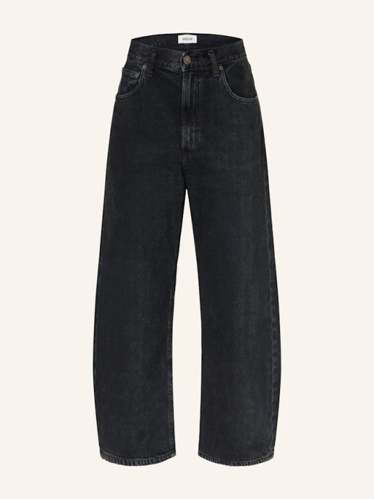 Zdjęcie produktu Agolde Jeansy Cropped schwarz crushed marble od blk