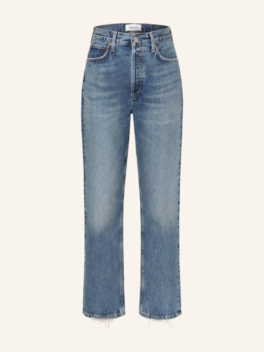 Zdjęcie produktu Agolde Jeansy Straight 90's Pinch Waist blau range dark indigo
