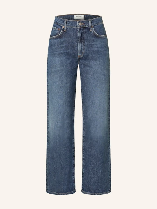 Zdjęcie produktu Agolde Jeansy Straight Harper blau tem tempo (dk marble ind)