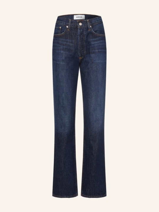 Zdjęcie produktu Agolde Jeansy Straight Lana blau covl covell (dk marbled ind)