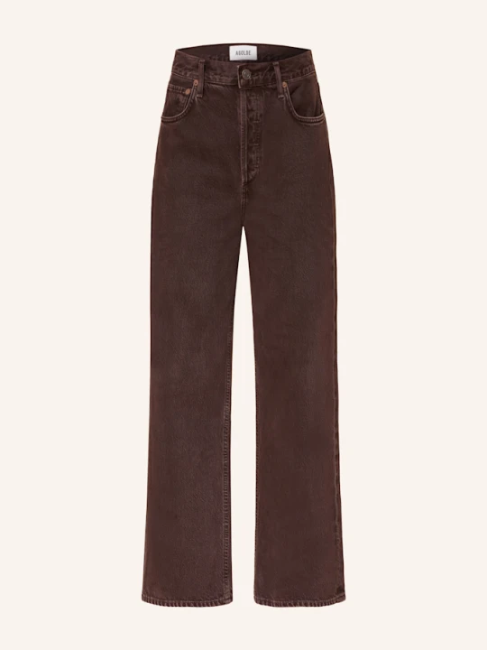Zdjęcie produktu Agolde Jeansy Straight Ren braun sloe berry dk grape brown