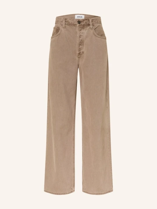 Zdjęcie produktu Agolde Jeansy Wide Leg Low Slung Baggy braun trail md grey brown