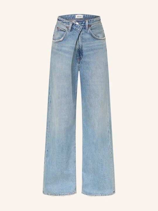 Zdjęcie produktu Agolde Jeansy Wide Leg Vana blau mantra ind vint marble