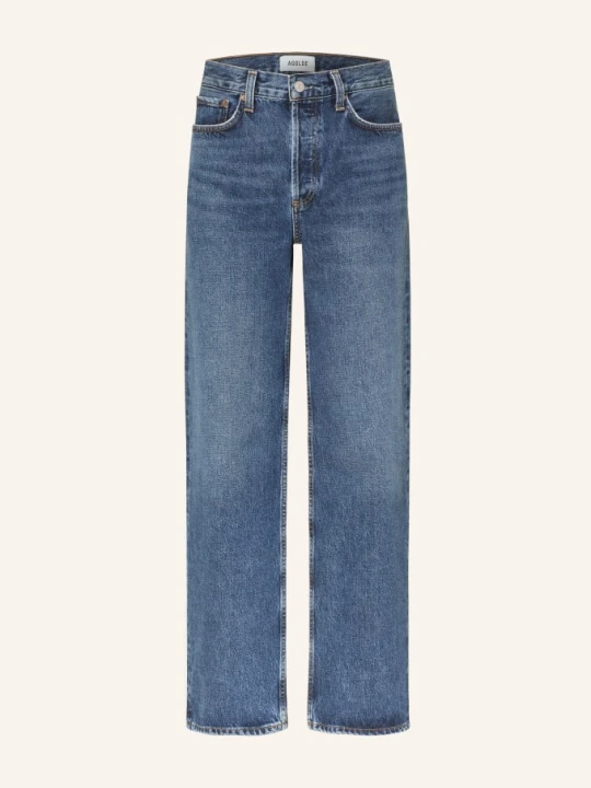 Zdjęcie produktu Agolde Proste Dżinsy Arc Jean blau short wave bright dk ind