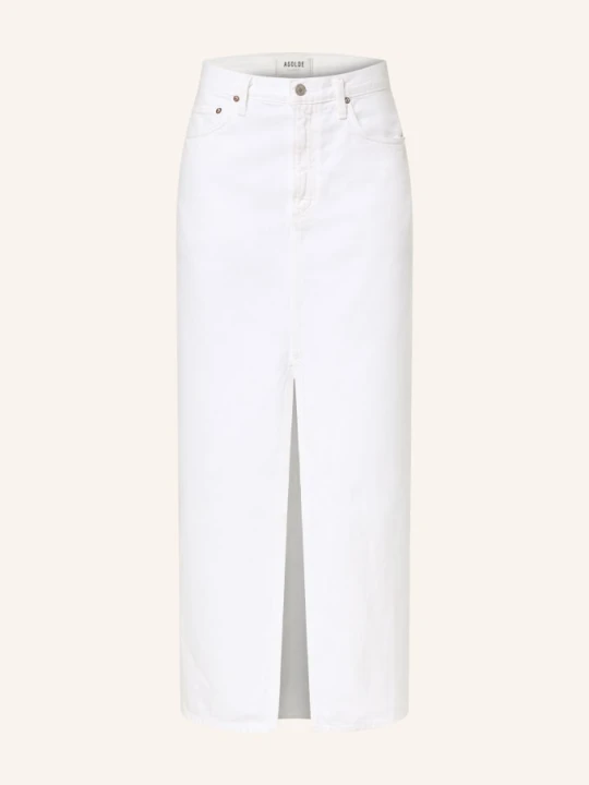 Zdjęcie produktu Agolde Spódnica Jeansowa Leif weiss milkshake white