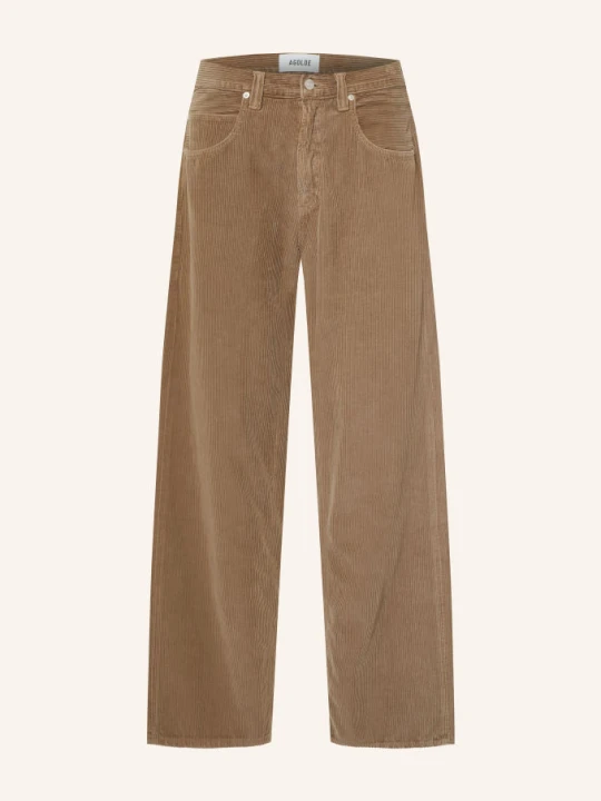 Zdjęcie produktu Agolde Spodnie Sztruksowe Regular Fit braun KHAKI