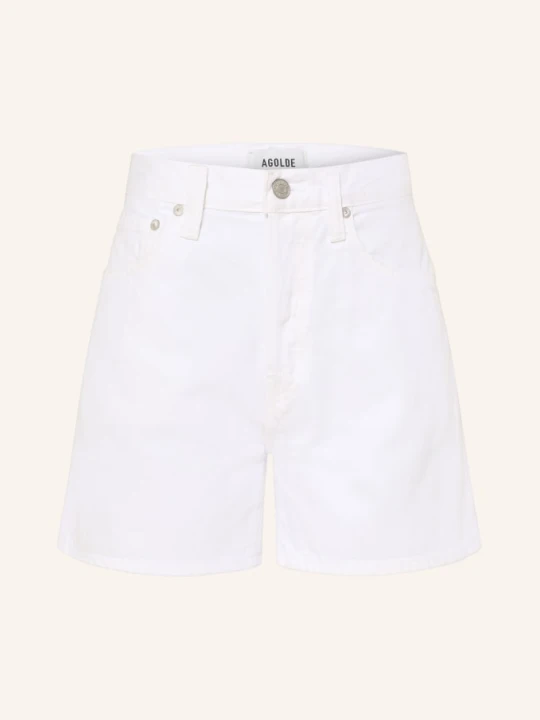 Zdjęcie produktu Agolde Szorty Dżinsowe Parker Long weiss mmelo marshmallow (clean white)