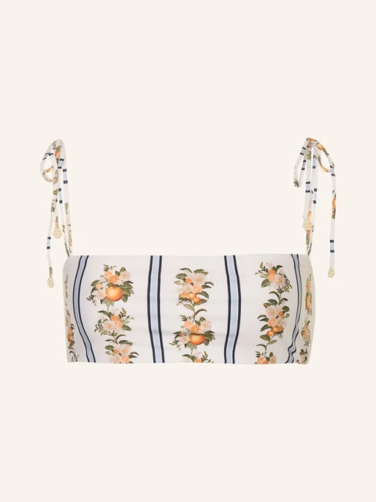 Zdjęcie produktu Agua By Agua Bendita Top Bikini Typu Bandeau Primavera Valle weiss biały