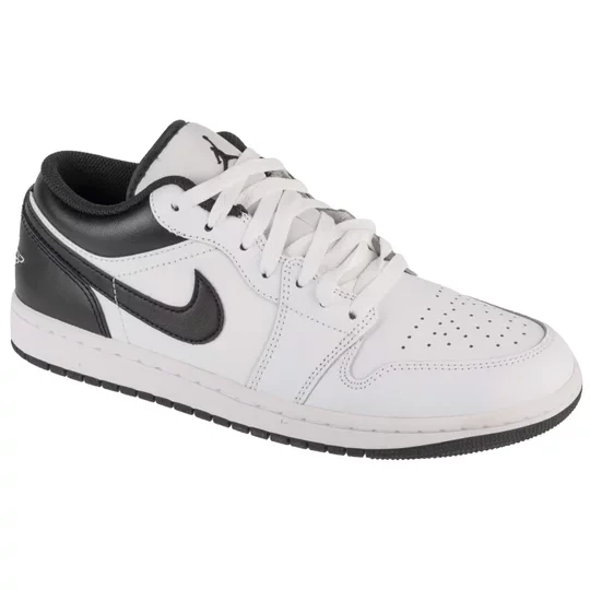 Zdjęcie produktu Air Jordan 1 Low 553558-132, Męskie, Białe, buty sneakers, skóra licowa, rozmiar: 45