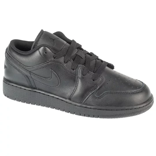 Zdjęcie produktu Air Jordan 1 Low GS 553560-093, Dla chłopca, Czarne, buty sneakers, skóra licowa, rozmiar: 35, 5